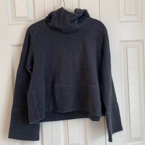 Lululemon dark gray, Cowl neck sweatshirt